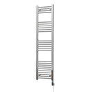 Zennor - Chrome Electric Towel Rail H1600mm x W400mm Straight 300w Thermostatic WIFI