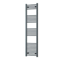 Zennor - Anthracite Heated Towel Rail - H1600mm x W400mm - Straight