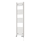 Zennor - White Dual Fuel Towel Rail H1600mm x W400mm Standard - Straight