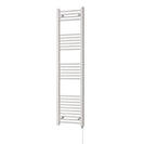 Zennor - White Electric Towel Rail H1600mm x W400mm Straight 500w Standard