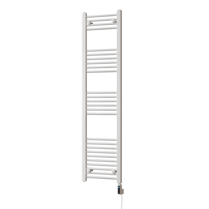 Zennor - White Electric Towel Rail H1600mm x W400mm Straight 500w Thermostatic WIFI