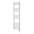 Zennor - White Electric Towel Rail H1600mm x W400mm Straight 500w Thermostatic