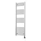Zennor - Chrome Electric Towel Rail H1600mm x W500mm Curved 300w Thermostatic WIFI