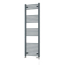 Zennor - Anthracite Dual Fuel Towel Rail H1600mm x W500mm Standard - Curved