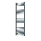 Zennor - Anthracite Heated Towel Rail - H1600mm x W500mm - Curved