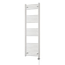 Zennor - White Electric Towel Rail H1600mm x W500mm Curved 600w Thermostatic