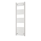 Zennor - White Heated Towel Rail - H1600mm x W500mm - Curved