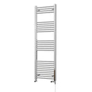 Zennor - Chrome Dual Fuel Towel Rail H1600mm x W500mm Standard - Straight