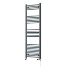 Zennor - Anthracite Dual Fuel Towel Rail H1600mm x W500mm Standard - Straight