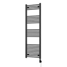 Zennor - Black Electric Towel Rail H1600mm x W500mm Straight 600w Thermostatic WIFI