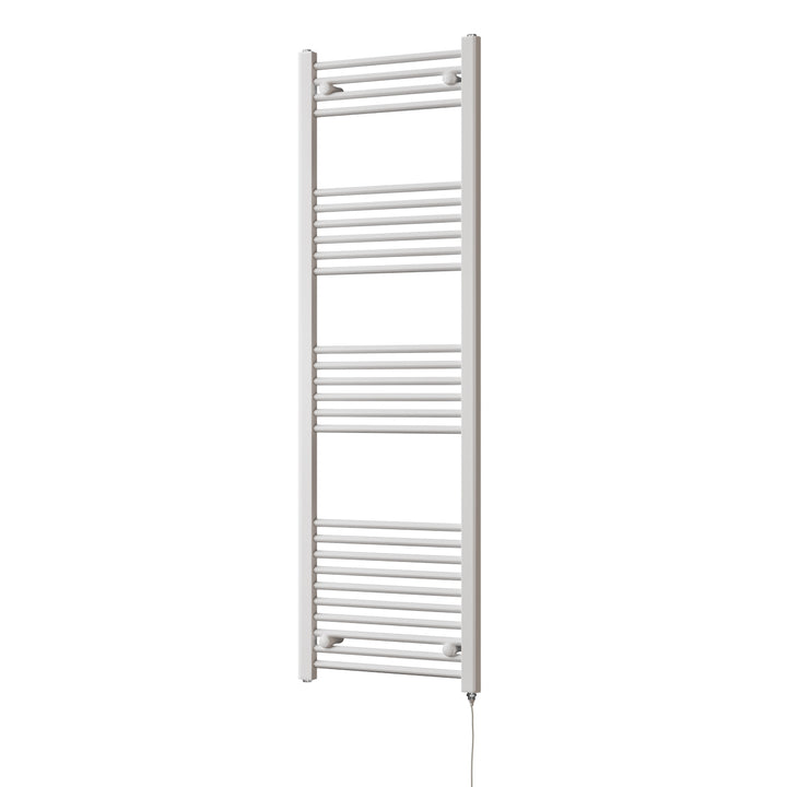 Zennor - White Electric Towel Rail H1600mm x W500mm Straight 600w Standard