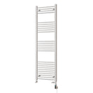 Zennor - White Dual Fuel Towel Rail H1600mm x W500mm Thermostatic WIFI - Straight