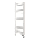 Zennor - White Dual Fuel Towel Rail H1600mm x W500mm Thermostatic - Straight