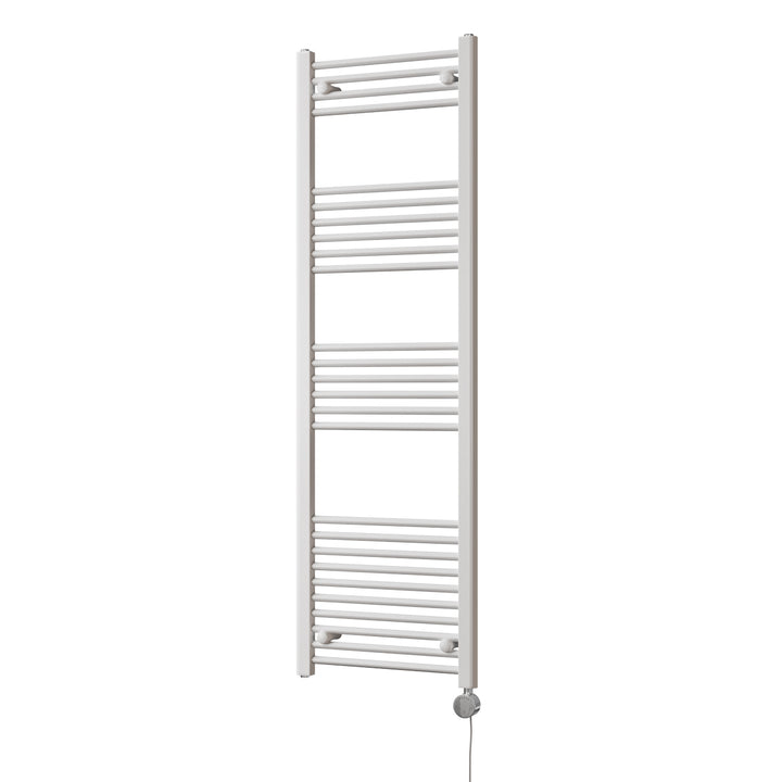 Zennor - White Electric Towel Rail H1600mm x W500mm Straight 600w Thermostatic