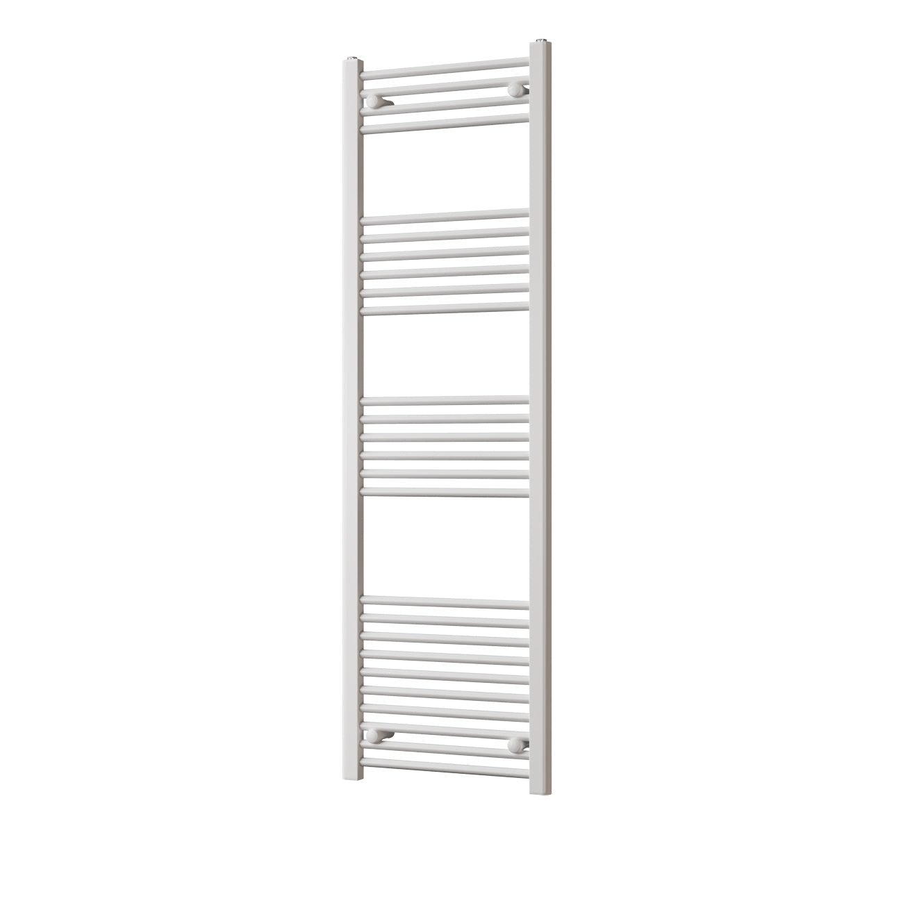 Zennor - White Heated Towel Rail - H1600mm x W500mm - Straight