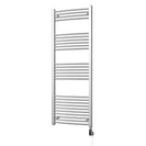 Zennor - Chrome Electric Towel Rail H1600mm x W600mm Curved 500w Thermostatic WIFI