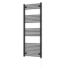 Zennor - Black Electric Towel Rail H1600mm x W600mm Curved 800w Standard
