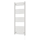 Zennor - White Electric Towel Rail H1600mm x W600mm Curved 800w Standard