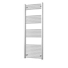 Zennor - Chrome Heated Towel Rail - H1600mm x W600mm - Curved