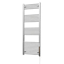 Zennor - Chrome Electric Towel Rail H1600mm x W600mm Straight 500w Standard
