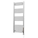 Zennor - Chrome Electric Towel Rail H1600mm x W600mm Straight 500w Thermostatic