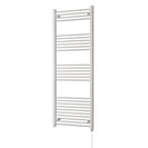 Zennor - White Electric Towel Rail H1600mm x W600mm Straight 800w Standard