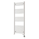 Zennor - White Dual Fuel Towel Rail H1600mm x W600mm Thermostatic WIFI - Straight