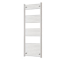 Zennor - White Heated Towel Rail - H1600mm x W600mm - Straight