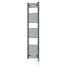 Zennor - Anthracite Electric Towel Rail H1800mm x W400mm Curved 600w Thermostatic