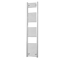 Zennor - Chrome Heated Towel Rail - H1800mm x W400mm - Curved