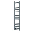 Zennor - Anthracite Electric Towel Rail H1800mm x W400mm Straight 500w Standard