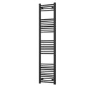 Zennor - Black Heated Towel Rail - H1800mm x W400mm - Straight