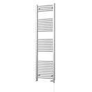 Zennor - Chrome Dual Fuel Towel Rail H1800mm x W500mm Standard - Curved