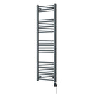 Zennor - Anthracite Electric Towel Rail H1800mm x W500mm Straight 700w Thermostatic WIFI