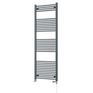 Zennor - Anthracite Dual Fuel Towel Rail H1800mm x W600mm Standard - Straight