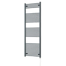 Zennor - Anthracite Electric Towel Rail H1800mm x W600mm Straight 900w Standard