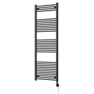 Zennor - Black Electric Towel Rail H1800mm x W600mm Straight 900w Thermostatic WIFI