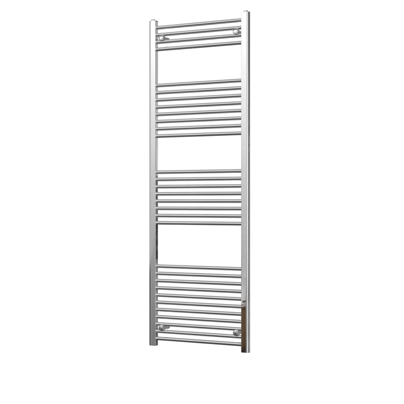Zennor - Chrome Heated Towel Rail - H1800mm x W600mm - Straight