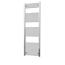 Zennor - Chrome Heated Towel Rail - H1800mm x W600mm - Straight