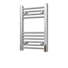 Zennor - Chrome Heated Towel Rail - H600mm x W400mm - Straight