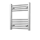 Zennor - Chrome Heated Towel Rail - H600mm x W500mm - Curved