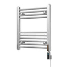 Zennor - Chrome Electric Towel Rail H600mm x W500mm Straight 300w Thermostatic WIFI