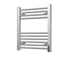 Zennor - Chrome Heated Towel Rail - H600mm x W500mm - Straight