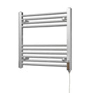 Zennor - Chrome Electric Towel Rail H600mm x W600mm Straight 200w Standard