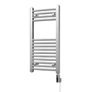 Zennor - Chrome Electric Towel Rail H800mm x W400mm Curved 200w Thermostatic WIFI