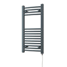 Zennor - Anthracite Electric Towel Rail H800mm x W400mm Curved 200w Standard