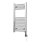 Zennor - Chrome Electric Towel Rail H800mm x W400mm Straight 300w Thermostatic WIFI