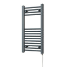 Zennor - Anthracite Electric Towel Rail H800mm x W400mm Straight 200w Standard