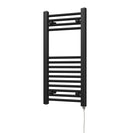 Zennor - Black Electric Towel Rail H800mm x W400mm Straight 200w Standard