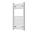 Zennor - White Heated Towel Rail - H800mm x W400mm - Straight